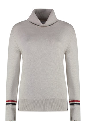 Wool turtleneck sweater-0